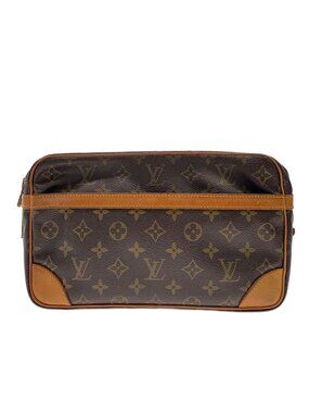 LOUIS VUITTON Compiegne Canvas Brown All over